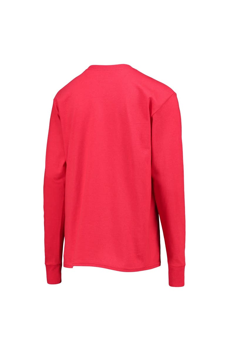 Champion Youth Champion Red Houston Cougars Basketball Long Sleeve T-Shirt, Alternate, color, Red