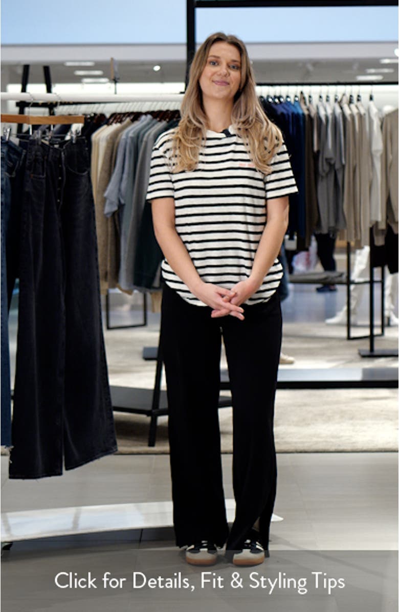 Stripe Cotton Graphic T-Shirt, sales video thumbnail