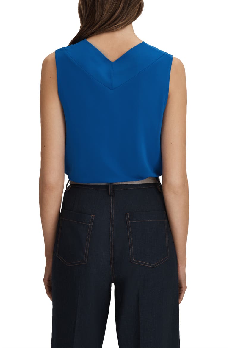 Taylor Surplice Neck Shell, Alternate, color, BLUE