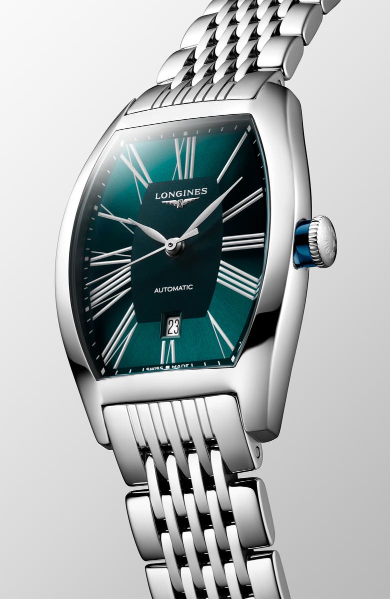 Longines Evidenza Automatic Bracelet Watch, 26mm x 30.6mm, Alternate, color,