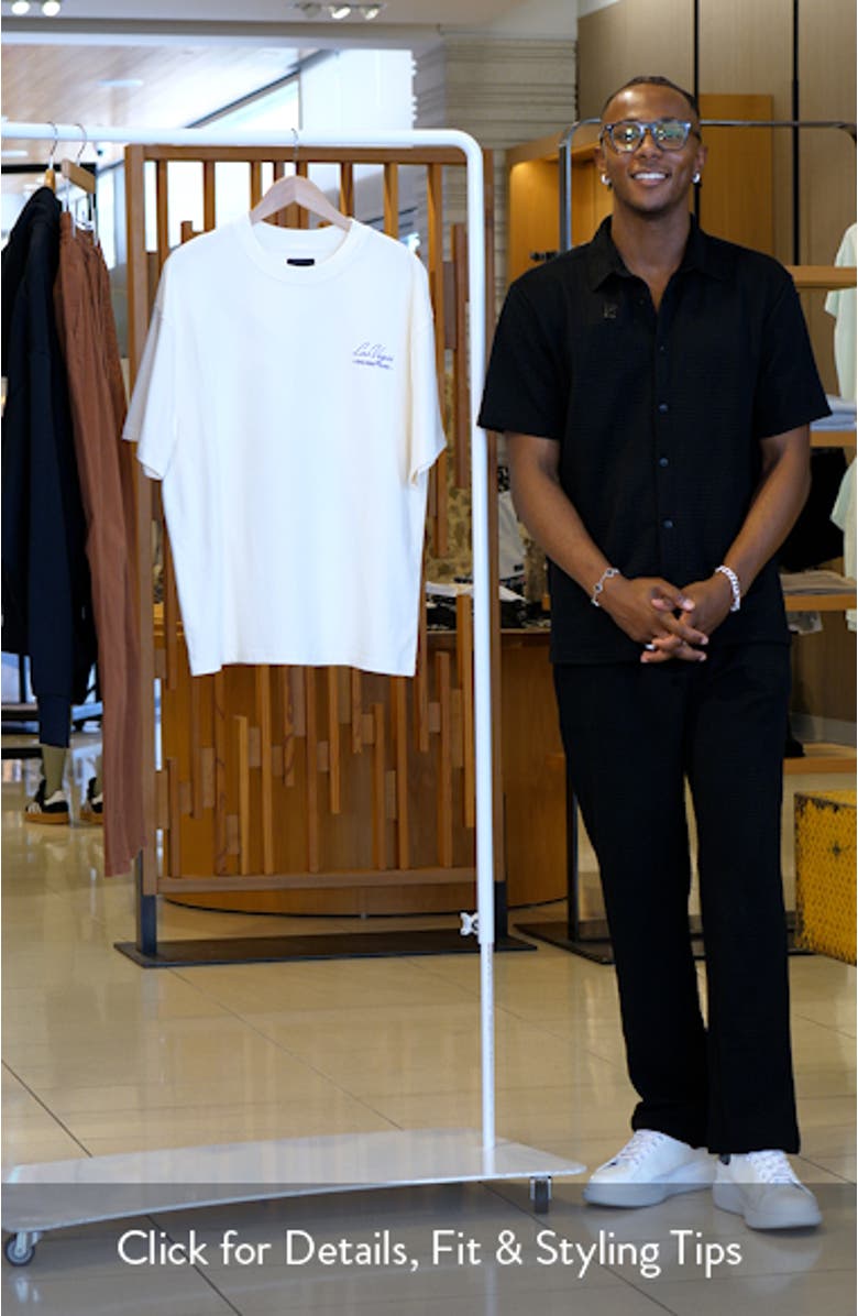 Vegas Cotton Graphic T-Shirt, sales video thumbnail