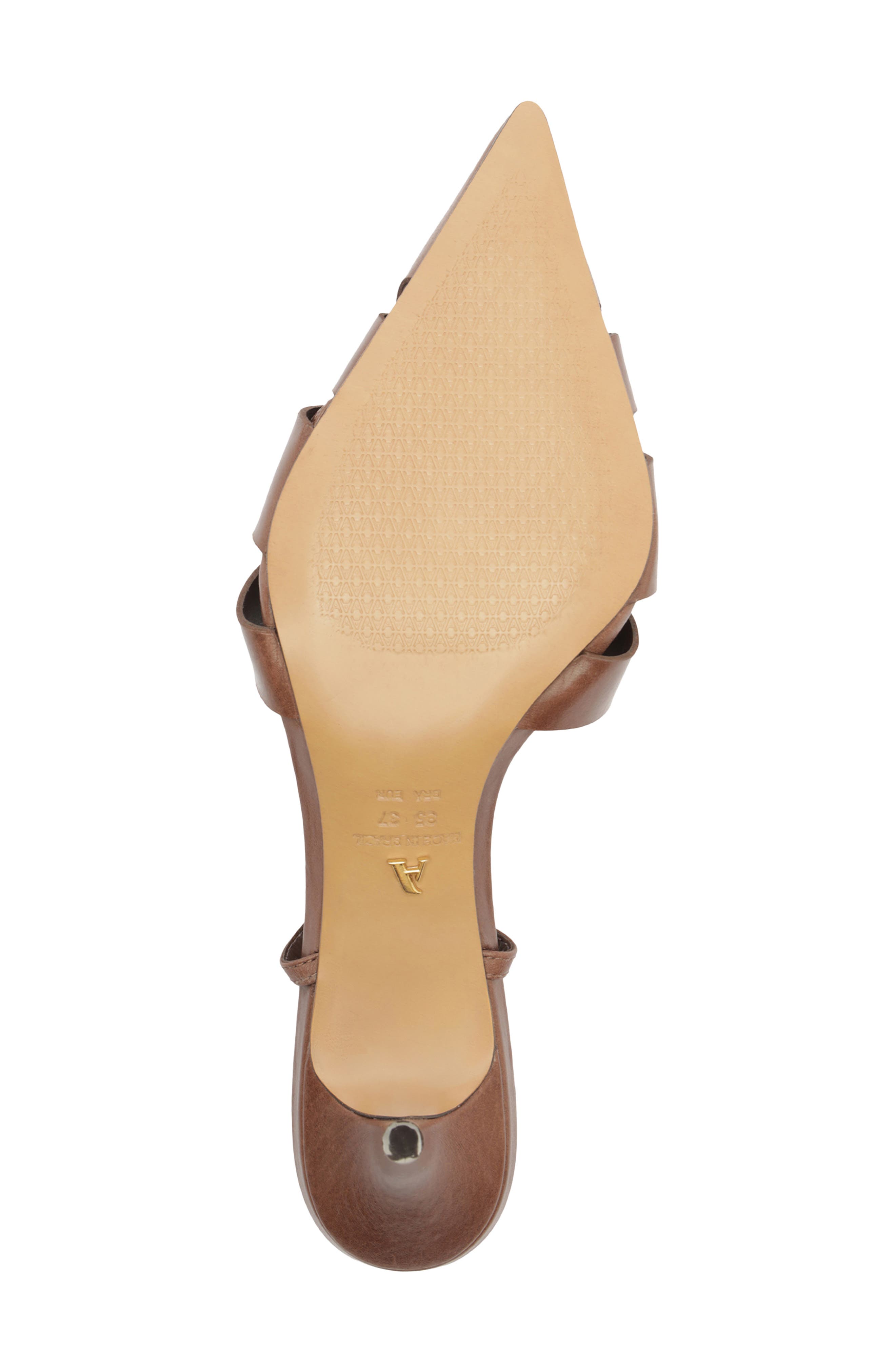 Arezzo Marissa Ankle Strap Pointed Toe Pump, Alternate, color, New Cocoa