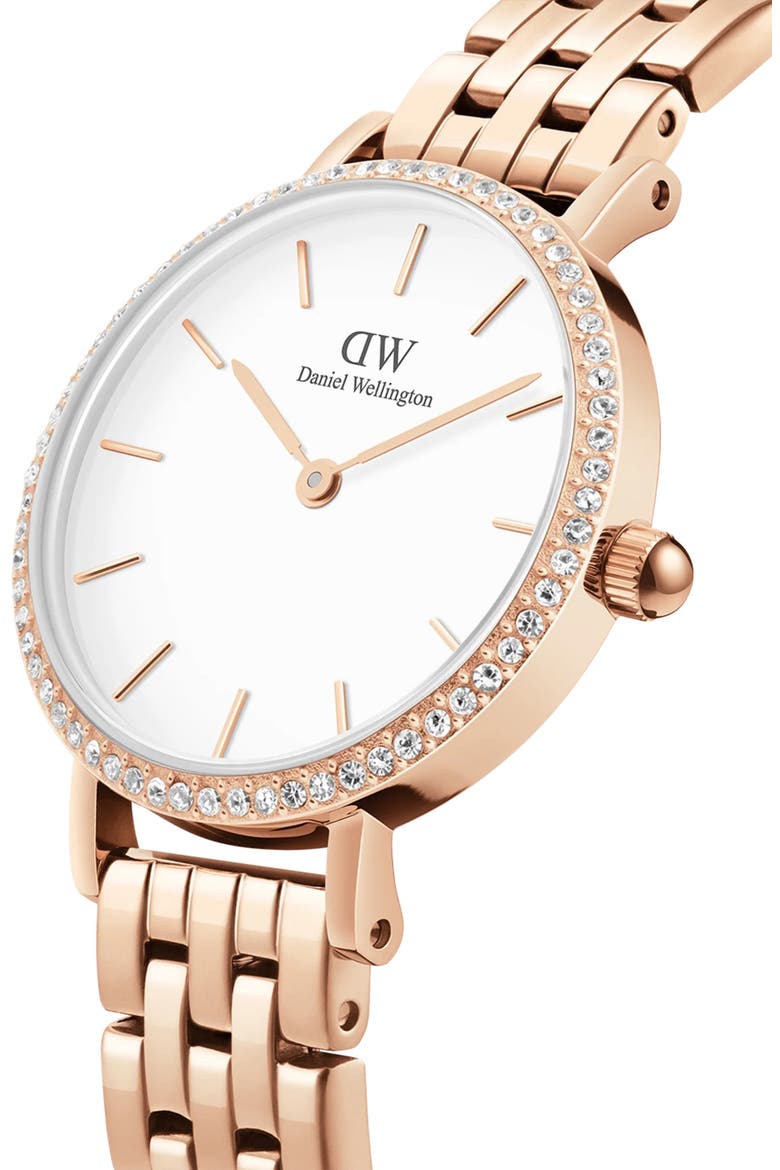 Petite Lumine Bracelet Watch, 28mm, Alternate, color, ROSE GOLD