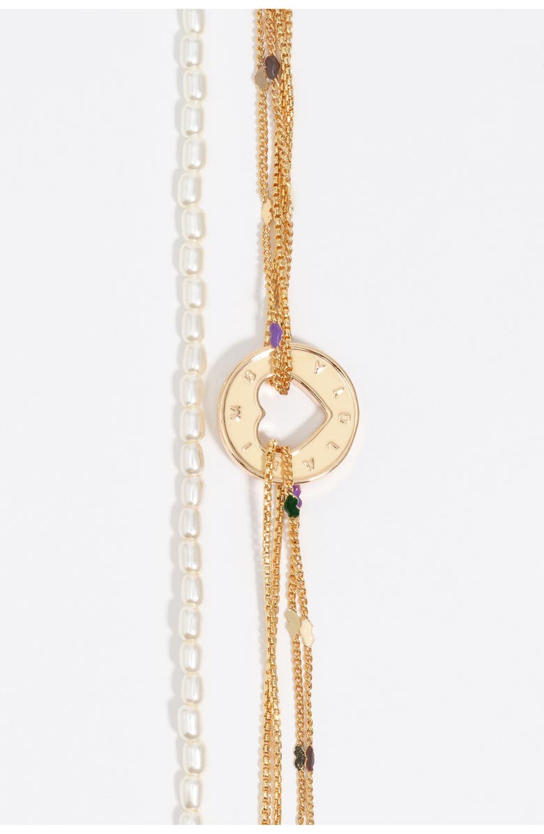 Bimba y Lola Multi-Chain Bracelet, Alternate, color, Gold