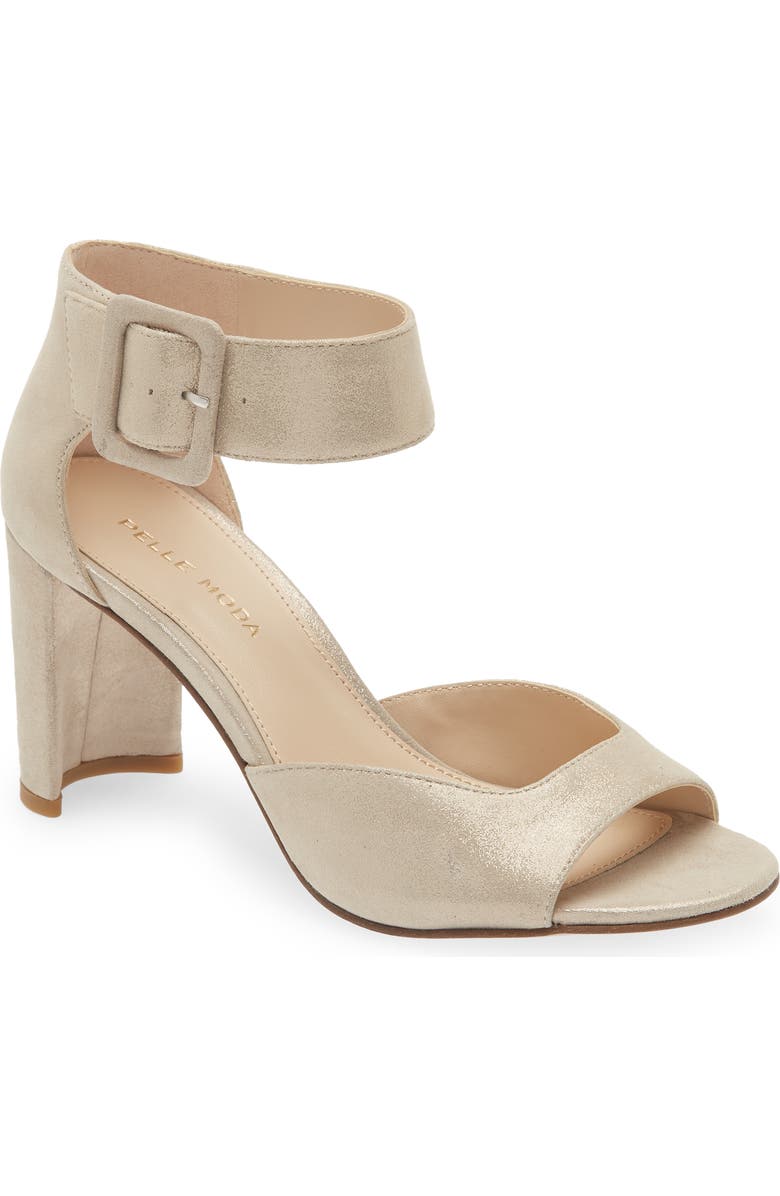 Pelle Moda Vinni Ankle Strap Sandal, Main, color, Dark Taupe