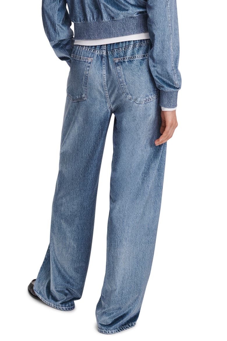 Miramar Wide Leg Pull-On Jeans, Alternate, color, SUTTON