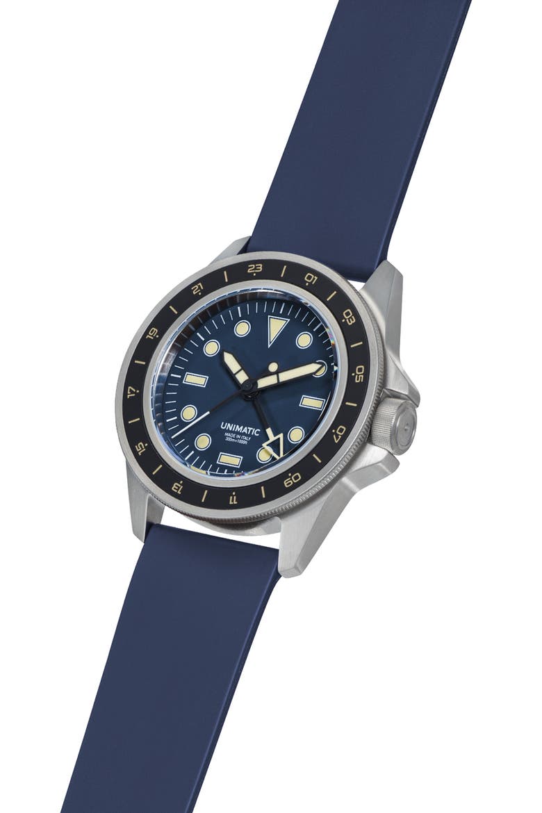 Diving Heritage Diving Watch, 41.5mm, Alternate, color, BLUE