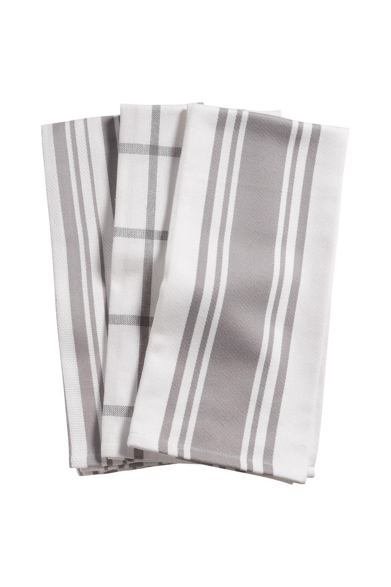 Kitchen Towels, Set of 3, Main, color, Drizzle
