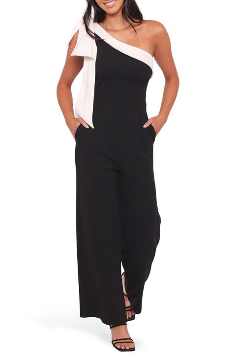 Pearla One-Shoulder Wide Leg Jumpsuit