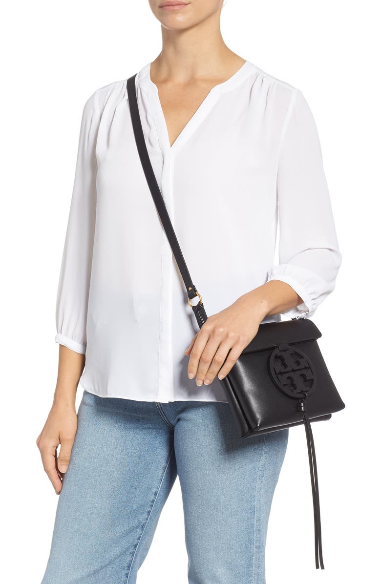 Tory Burch Miller Leather Crossbody Bag, Alternate, color,