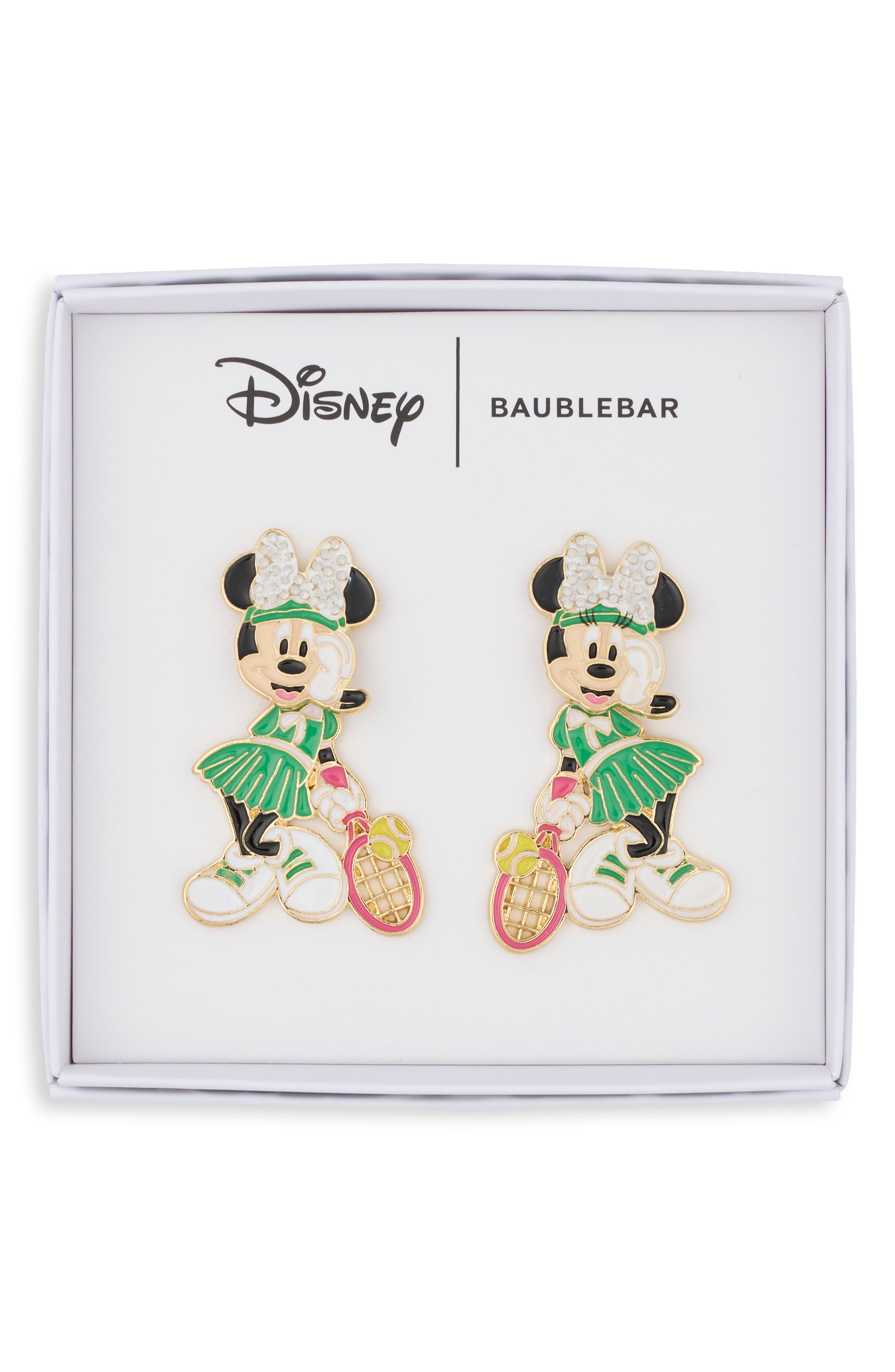 Disney Minnie Tennis Drop Earrings