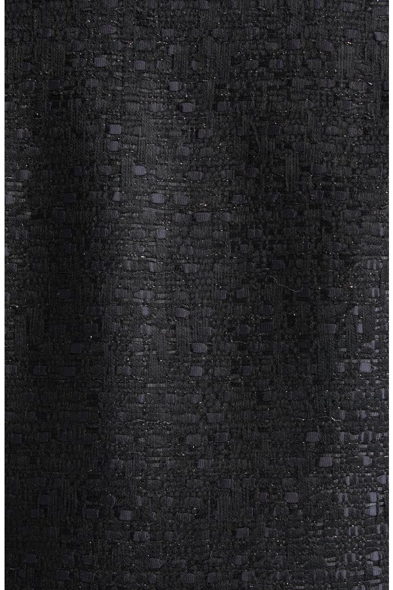 Compact Tape Tweed Jacket, Alternate, color, BLACK