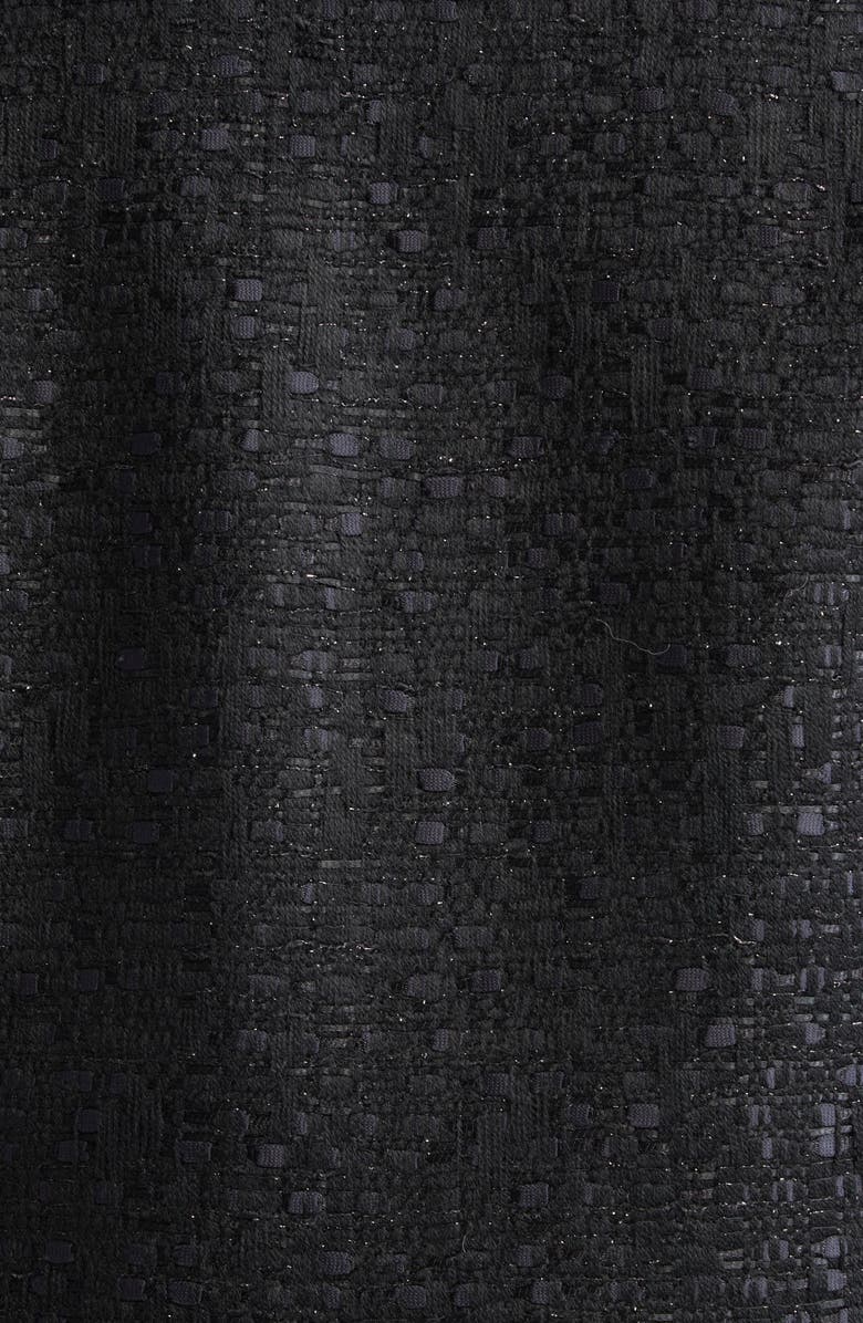 ST. JOHN Compact Tape Tweed Jacket, Alternate, color, Black