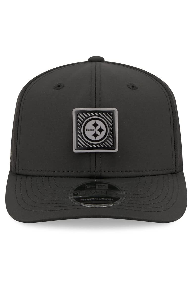 Men's New Era  Black Pittsburgh Steelers 2026 NFL Training Camp 9SEVENTY Adjustable Hat, Alternate, color, Black