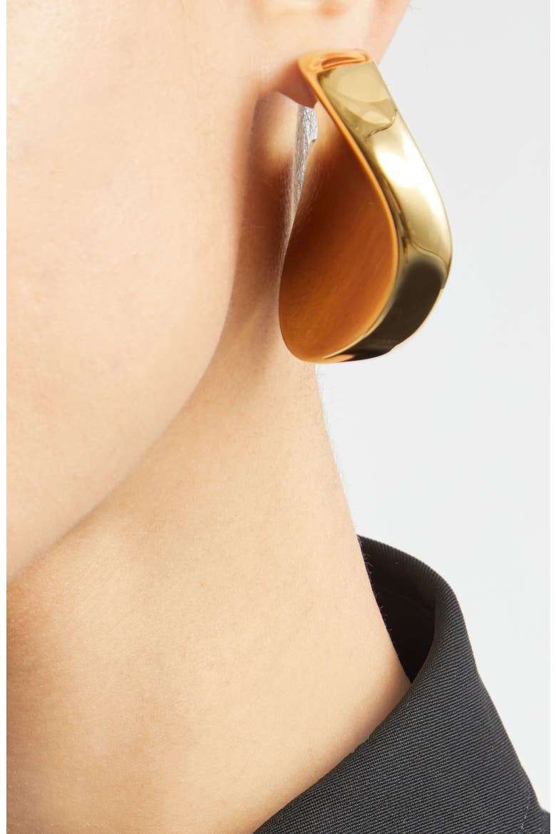 Large Disc Earrings, Alternate, color, 8120 YELLOW GOLD