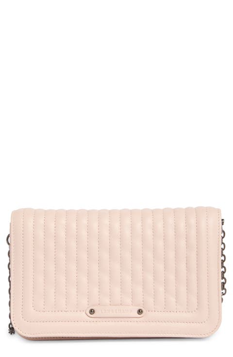 Quilted Leather Wallet on a Chain