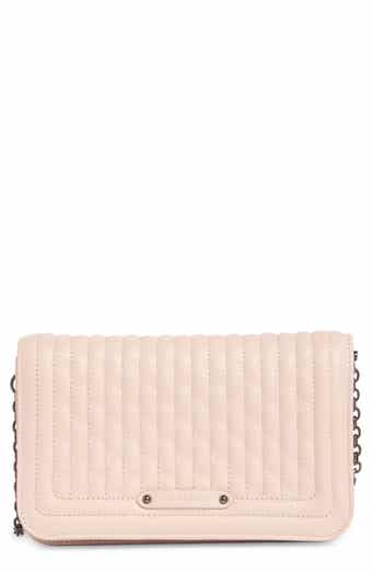 Longchamp Quilted Leather Wallet on a Chain