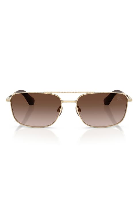 59mm Aviator Sunglasses