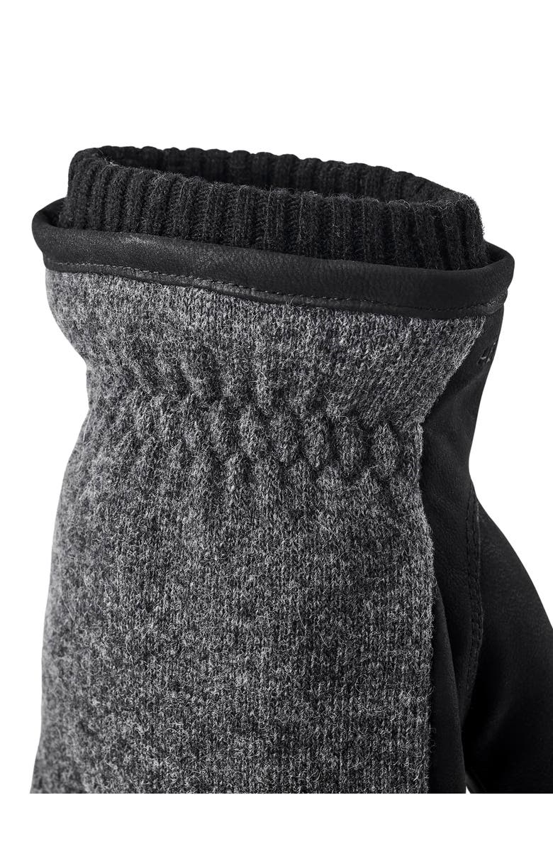Hestra Noah Insulated Gloves, Alternate, color, Charcoal/ Black