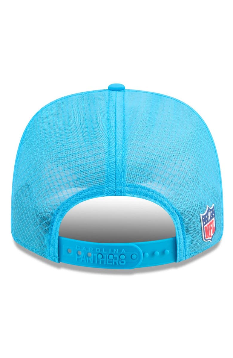 New Era Men's New Era Blue Carolina Panthers 2025 Sideline  9SEVENTY Trucker Adjustable Hat, Alternate, color, Blue