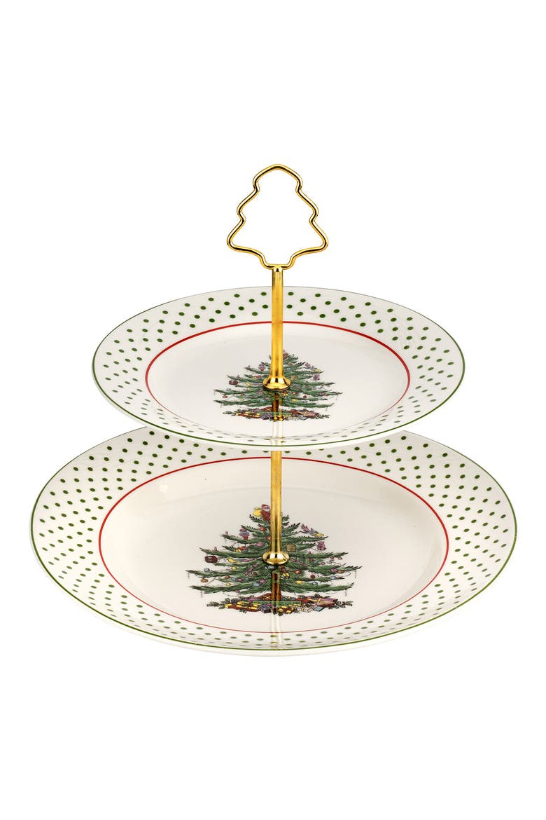 Christmas Tree Serving Stand, Main, color, GREEN