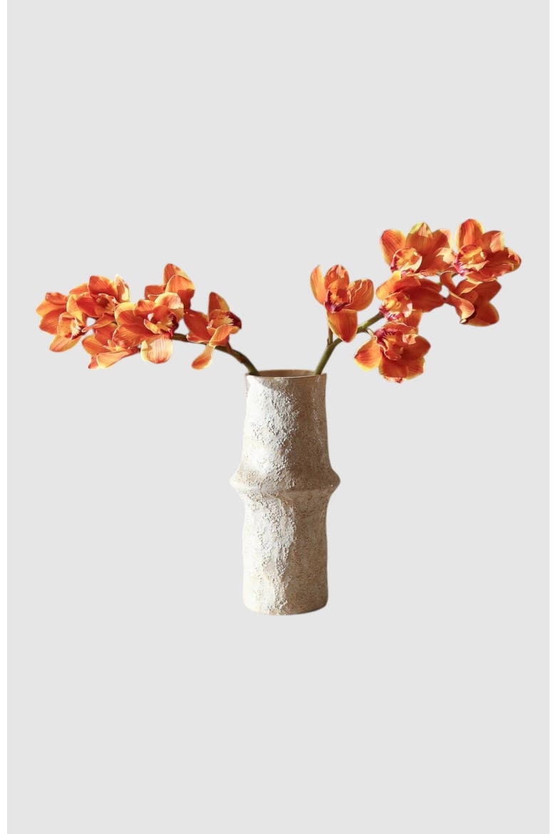Orange Cymbidium Orchid Flower, Alternate, color, Orange