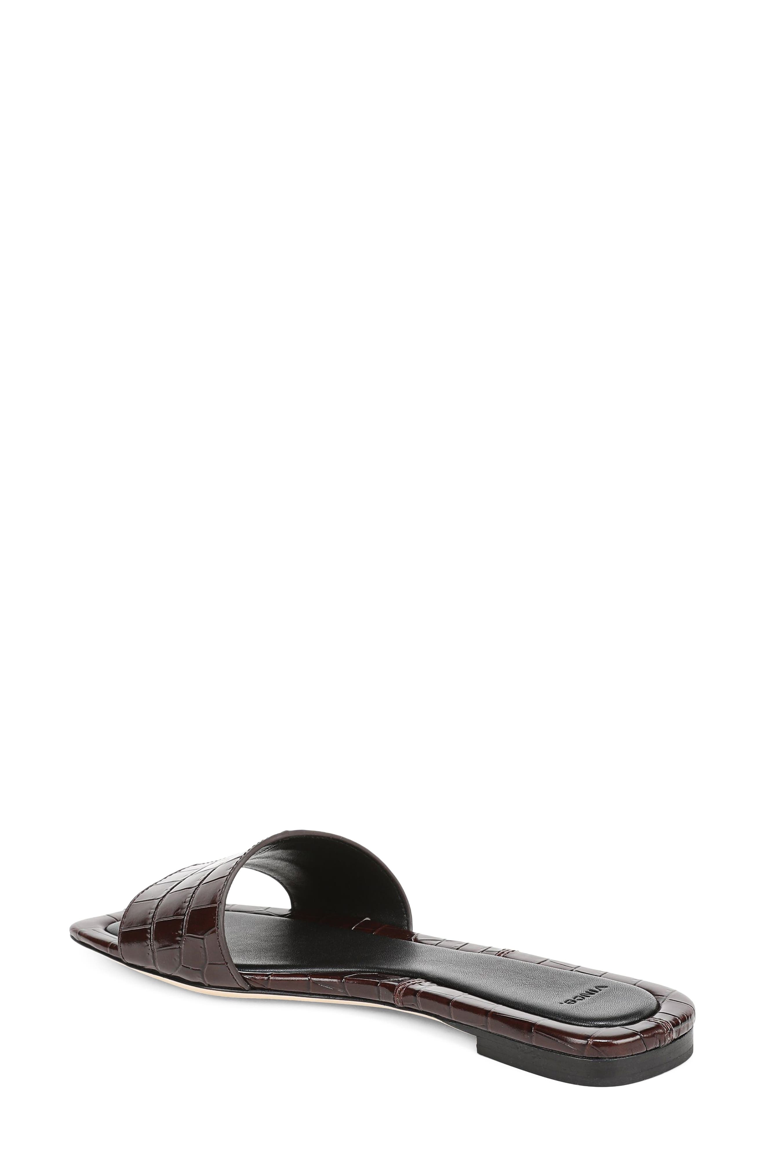 Valeria Slide Sandal, Alternate, color, CACOA BROWN