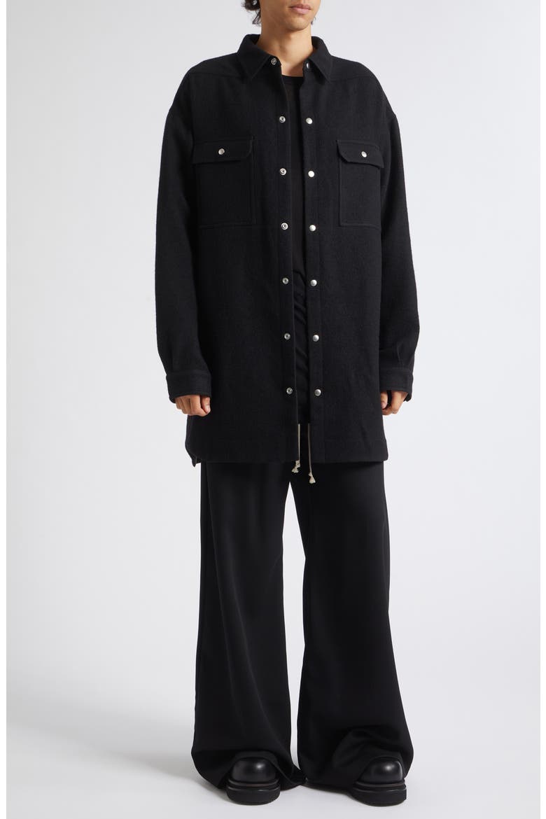 Bela Wide Leg Wool Pants, Alternate, color, BLACK