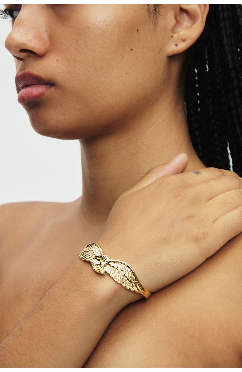 67jewelry Eagle Cuff II, Alternate, color, Gold