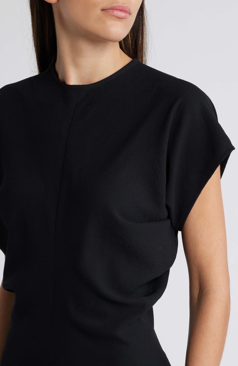 Luxely Theo Drape Midi Dress, Alternate, color,