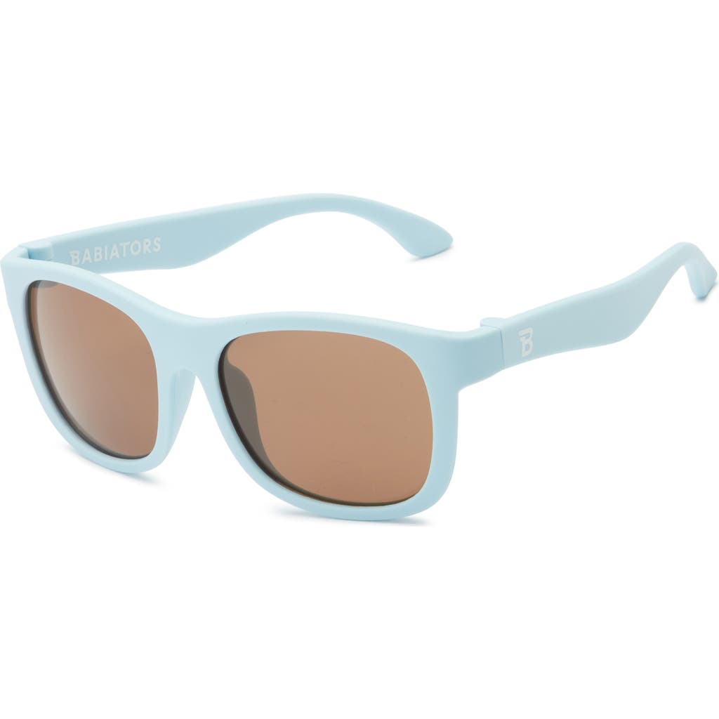 Babiators Kids' Baby Blue Small 48mm Navigator Sunglasses In Brown