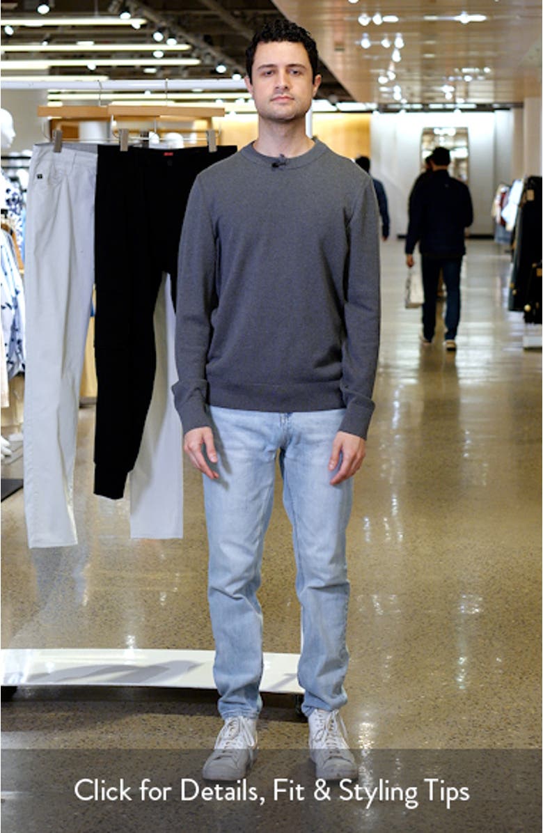 Ecaio Cotton Piqué Crewneck Sweater, sales video thumbnail