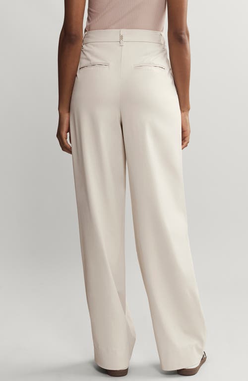 Rhone Commuter Pleat Pants In Light Sand