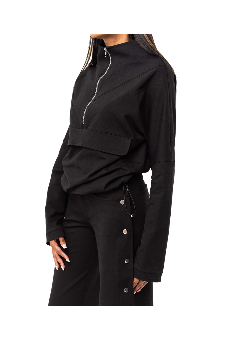 Sovana Pullover Jacket, Alternate, color, Black