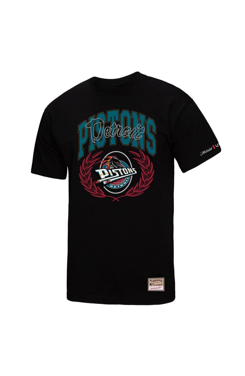 Mitchell & Ness Men's Mitchell & Ness Black Detroit Pistons NBA x Michelob Ultra Rewind II T-Shirt, Alternate, color, 