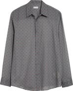 Dries Van Noten Caper Print Cotton Poplin Button-Up Shirt