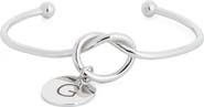 MESHMERISE Love Knot Initial Bracelet