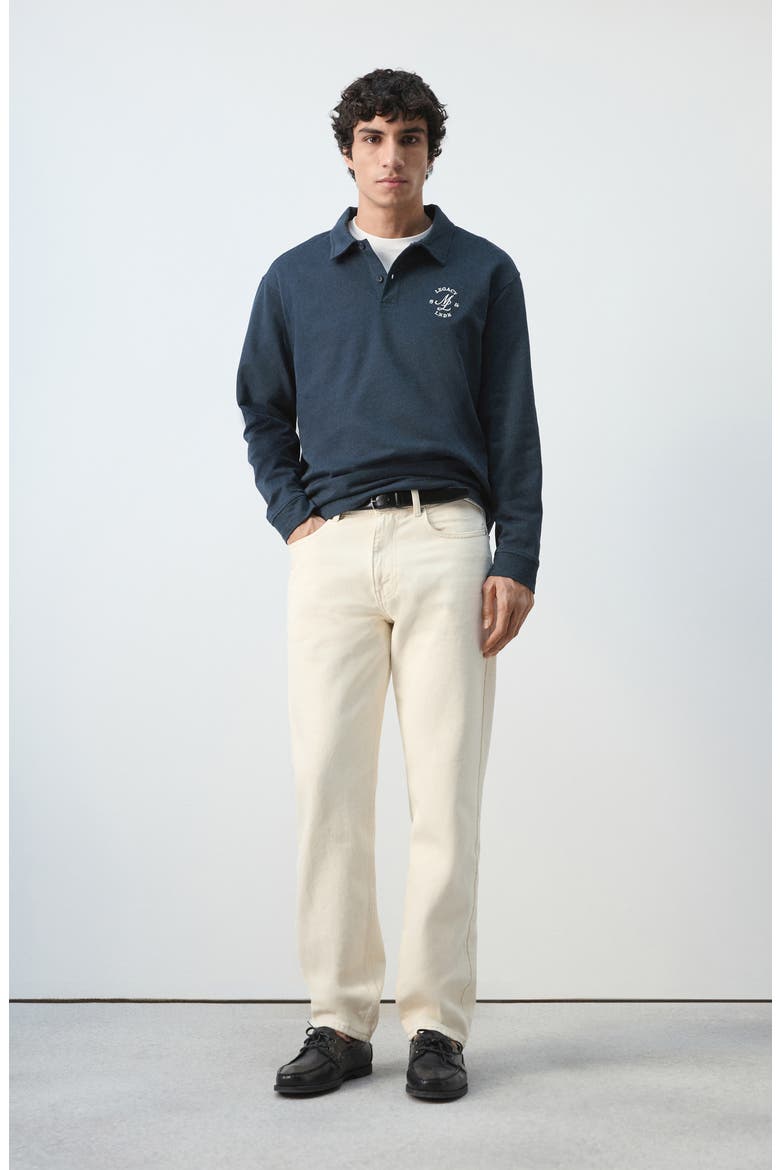 Cotton Embroidered Graphic Polo, Alternate, color, NAVY