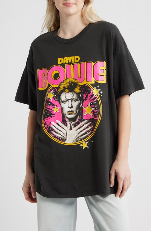 David Bowie Cotton Graphic T-Shirt