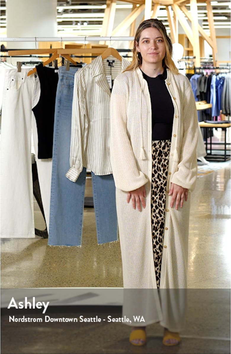 Open Knit Long Sleeve Maxi Sweater Dress, sales video thumbnail