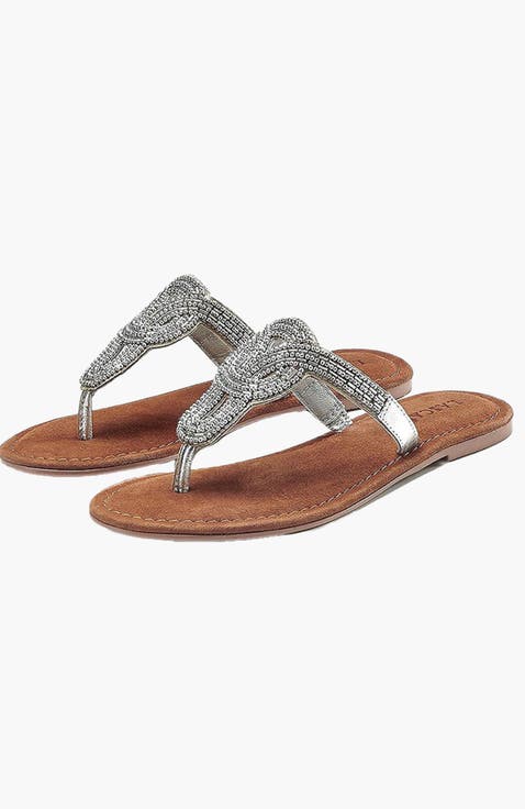Decorative Bead Sandals