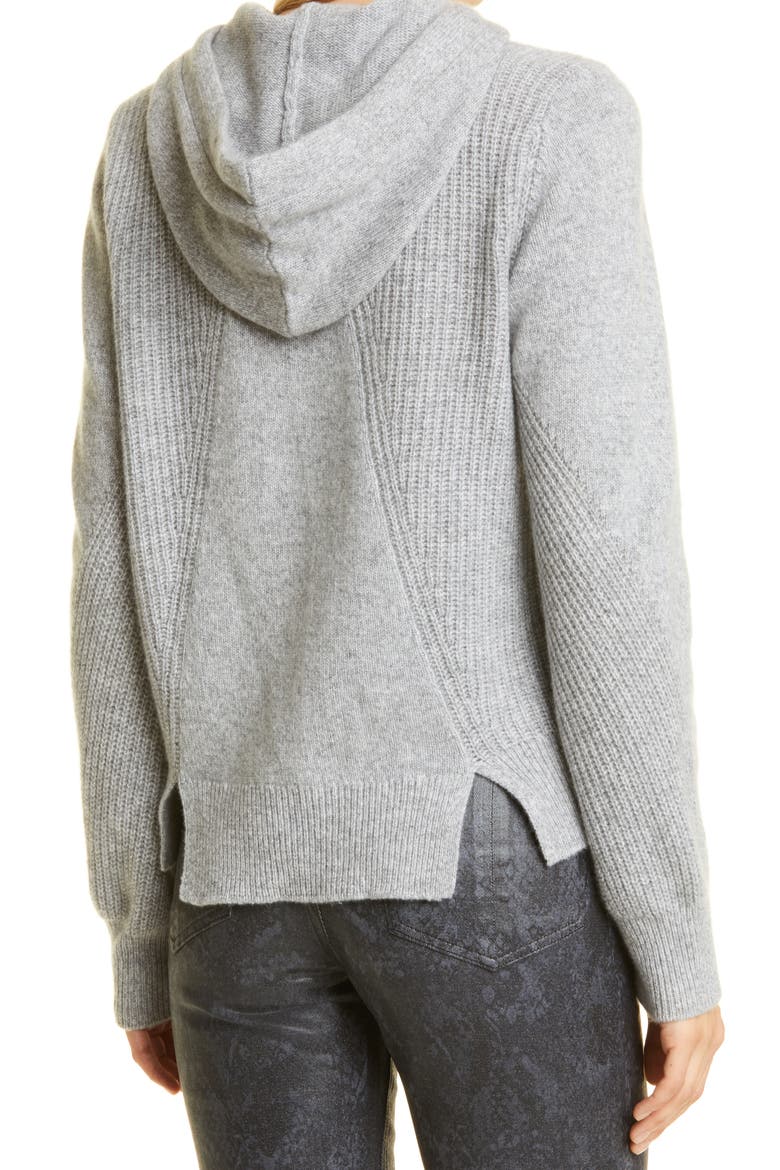 Pierce Cashmere Hoodie, Alternate, color, LTGREY