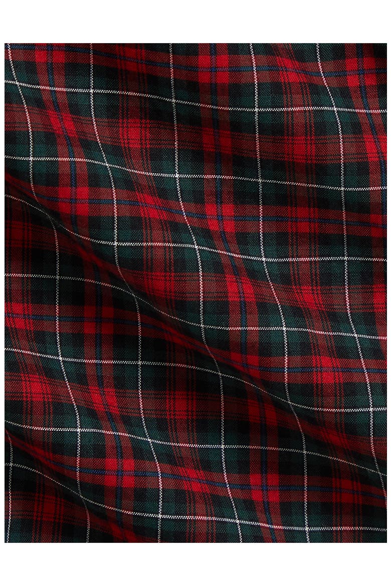 Kids' 2-Piece Plaid Ruffle Top & Pants Set, Alternate, color, GREEN-RED MULTI TARTAN