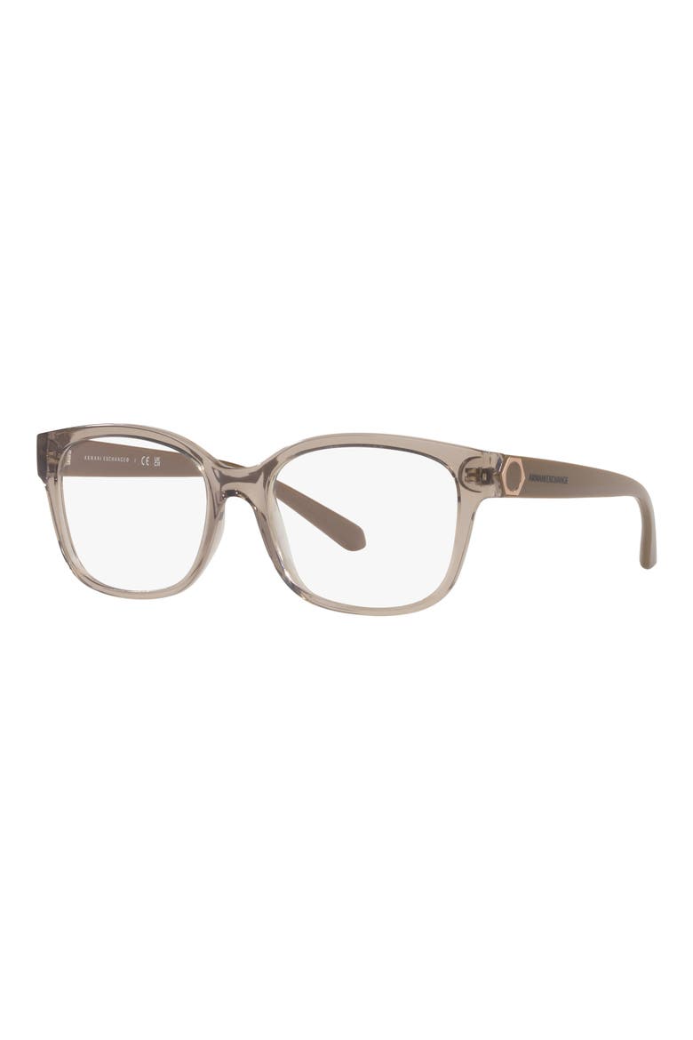 53mm Rectangular Sunglasses, Alternate, color, GREY