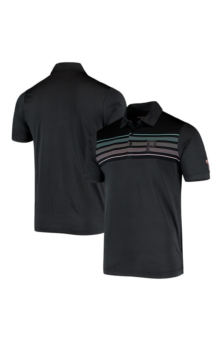 ANTIGUA Men's Antigua Black Pittsburgh Pirates Tucson Spring Training Polo, Main, color, 