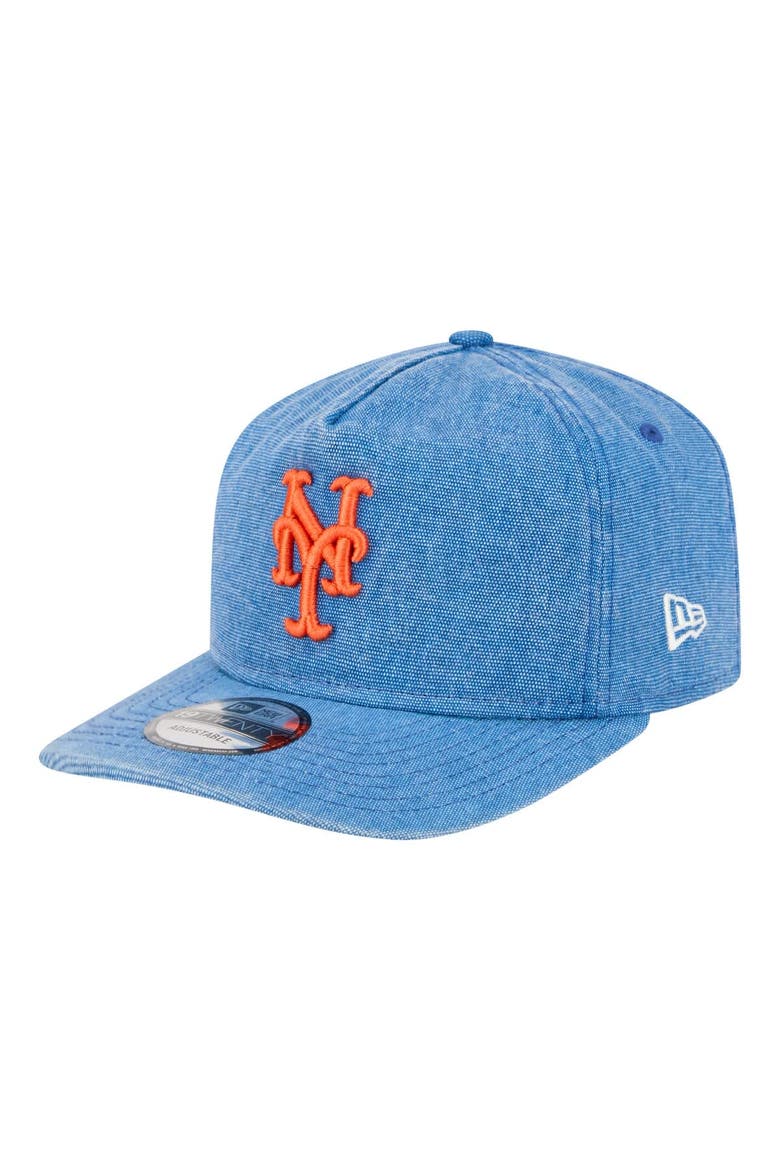 Men's New Era  Royal New York Mets  Denim Classic 19TWENTY Adjustable Hat, Main, color, Royal