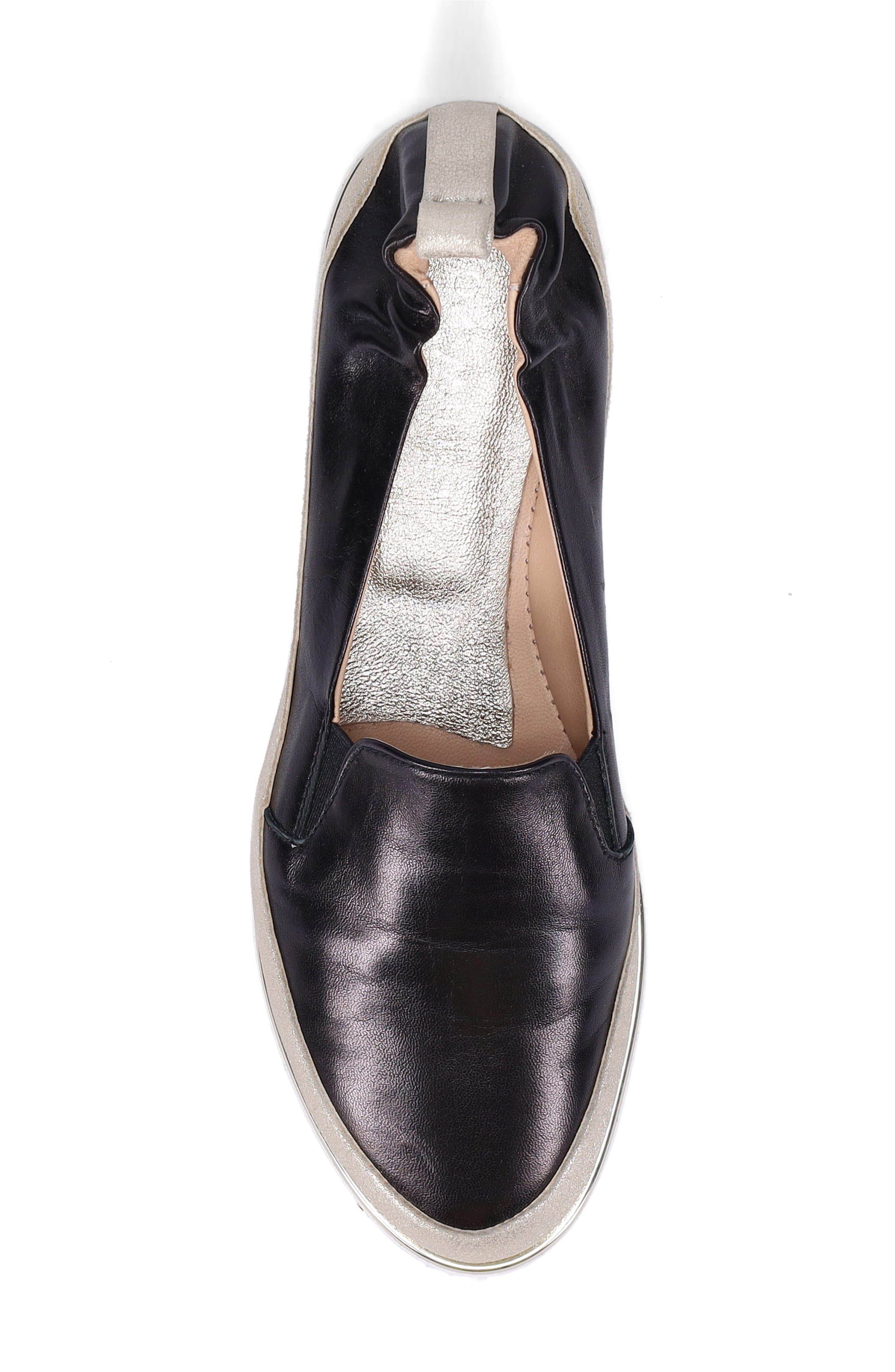 Ron White Nelleca Slip-On Sneaker, Alternate, color, Onyx/Plati