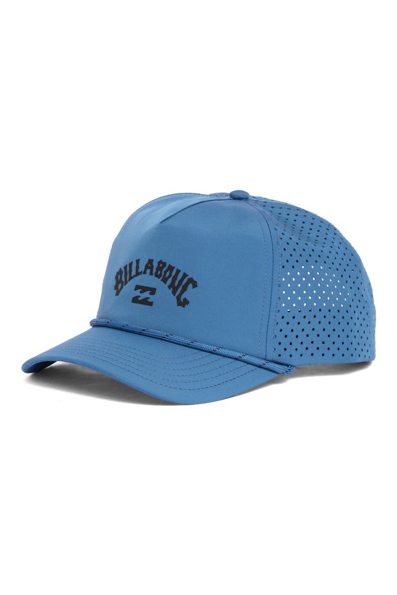 Arch Logo Adjustable Snapback Hat, Main, color, DEEP BLUE