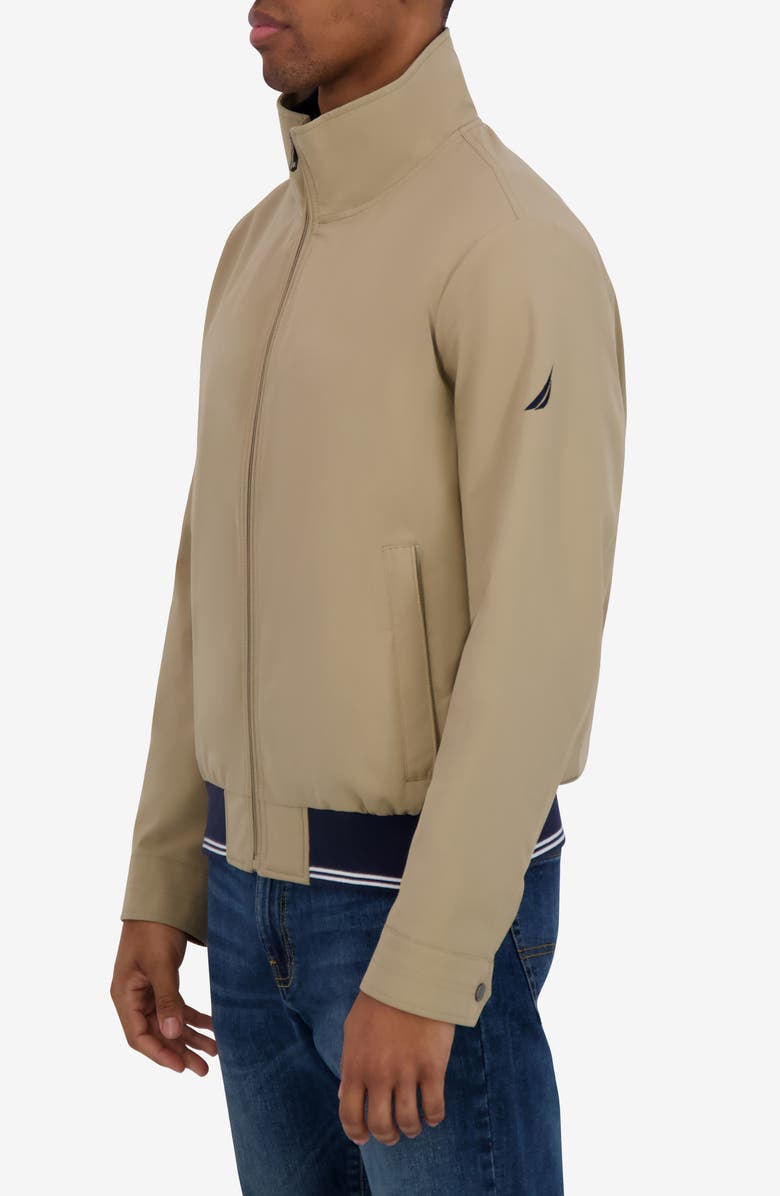 Nautica Bomber Jacket, Alternate, color, Coriander