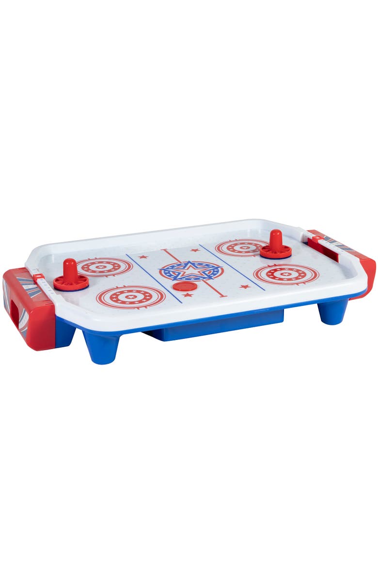 Ambassador Games Retro Arcade Electronic Air Hockey Tabletop Game, Alternate, color, Multicolored